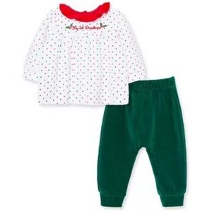 Little Me First Christmas Outfit NWT